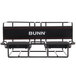 A Bunn universal airpot rack with black metal.