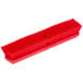 A red Carlisle Sparta Omni Sweep push broom head with bristles.