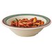 A Diamond Portofino melamine bowl filled with nuts and dried fruit.