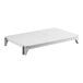 A white Cambro Camshelving® Premium solid shelf kit on a table with a white background.
