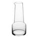 An American Metalcraft clear glass carafe with a handle.