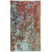 An American Metalcraft faux reclaimed wood rectangular serving board with blue paint on it.