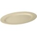 A white oval platter.