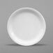 A white Elite Global Solutions melamine plate.