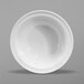 An Elite Global Solutions white melamine bowl.