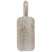 An American Metalcraft faux whitewash wood rectangular serving peel with a handle.