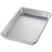 Chicago Metallic 41800 Eighth Size 16 Gauge Aluminum Customizable Sheet Pan - Curled Rim, No Wire, 6 1/2 inch x 9 1/2 inch