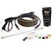 A Simpson pressure washer hose with a spray gun nozzle.