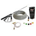 A Simpson King Brute hot water pressure washer hose and gun kit with nozzles.