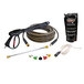 A Simpson pressure washer hose with nozzles attached.