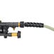 A black and gold Simpson MorFlex pressure washer hose with a black nozzle handle.