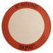 A white Sasa Demarle SILPAT round silicone baking mat.