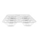A clear plastic tray with 8 sections.