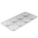 a clear plastic container with holes