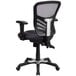 a black and grey office chair