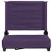 a purple rectangular object with black handles