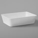 An American Metalcraft white rectangular stackable serving dish.