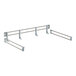 A metal bar with a pair of metal rods attached to it.