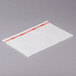 Chicopee 8252 Chix 13 inch x 21 inch White / Red Medium-Duty Microban Foodservice Wiper - 150/Case
