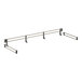 A metal bar with two metal bars attached.