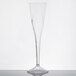 a clear glass with a white background