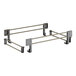 A metal frame with metal rods and two handles for a Cambro Camshelving unit.