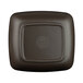 A rectangular brown and white speckled melamine bowl.