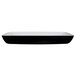 A black and white rectangular Elite Global Solutions melamine bowl.