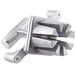 A stainless steel Nemco Eight Section Wedger Kit clamp with holes.