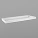 A white rectangular Elite Global Solutions melamine food pan.