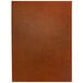 A brown leather H. Risch Inc. Tamarac menu cover.