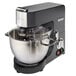 A Hamilton Beach mixer with a stainless steel bowl.