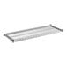 A Regency chrome wire sliding shelf on a metal rack.