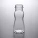 a clear plastic bottle with a white lid