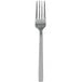 A close-up of a Walco stainless steel table fork with a fieldstone finish handle.
