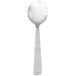 A Walco Vestige stainless steel bouillon spoon with a handle.