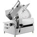 An Avantco medium-duty commercial meat slicer with a metal blade.