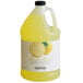 A gallon jug of Narvon Lemon Slushy concentrate.