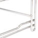 A Metro Mini Rack with two metal bars.