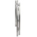 A stainless steel Bon Chef Flex-X table base with legs.
