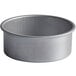 A Chicago Metallic round silver cake pan.