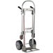 A Magliner Gemini Jr. hand truck with wheels and dual handles.