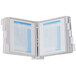 A Durable Sherpa wall-mount reference system with white paper on it.