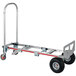 Magliner GMK81UA4 Gemini Sr. 2-in-1 500 lb. Convertible Hand Truck with 10 inch Pneumatic Wheels and U-Loop Handle