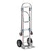 A silver Magliner convertible hand truck with black wheels and a U-loop handle.