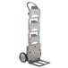 A silver Magliner hand truck with pneumatic wheels and a U-loop handle.