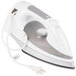 A white Conair Cord-Keeper steam iron with a grey cord.