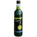 A green DaVinci Gourmet Sugar Free Lime Flavoring bottle with a green label.