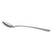 A Reserve by Libbey stainless steel iced tea spoon with a long silver handle.