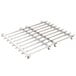 A pair of metal grid racks with wheels for Town Smokehouses.